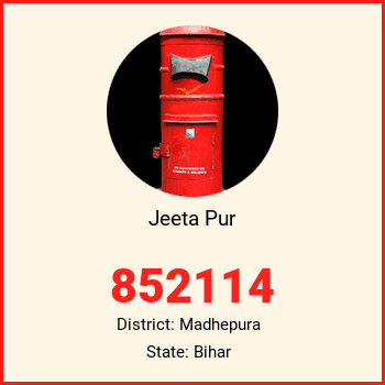 Jeeta Pur pin code, district Madhepura in Bihar
