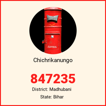 Chichrikanungo pin code, district Madhubani in Bihar