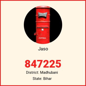 Jaso pin code, district Madhubani in Bihar
