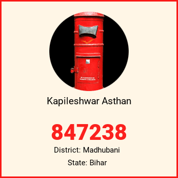 Kapileshwar Asthan pin code, district Madhubani in Bihar