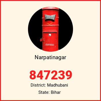 Narpatinagar pin code, district Madhubani in Bihar