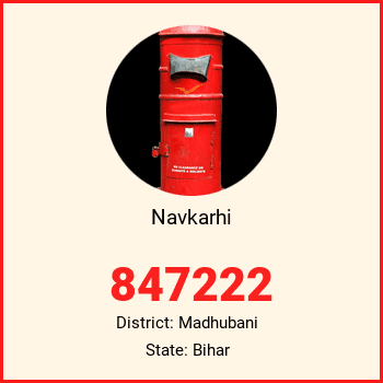 Navkarhi pin code, district Madhubani in Bihar
