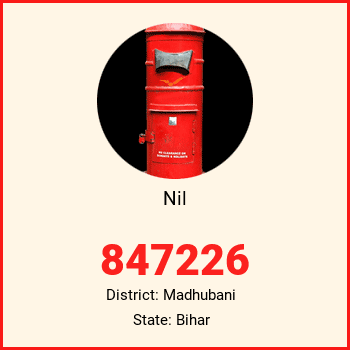 Nil pin code, district Madhubani in Bihar