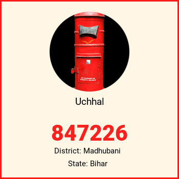 Uchhal pin code, district Madhubani in Bihar