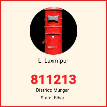 L. Laxmipur pin code, district Munger in Bihar