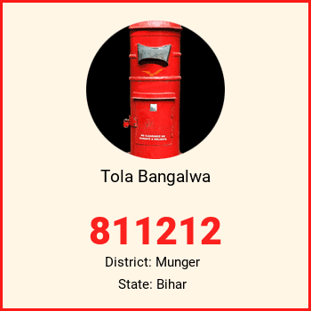 Tola Bangalwa pin code, district Munger in Bihar