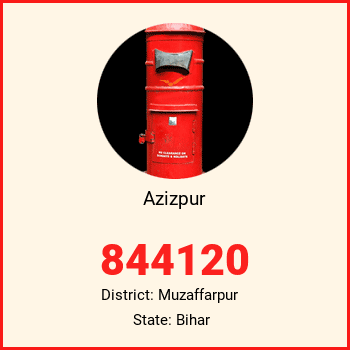 Azizpur pin code, district Muzaffarpur in Bihar
