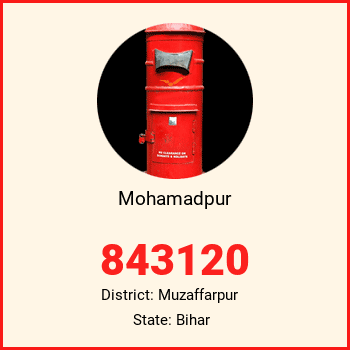 Mohamadpur pin code, district Muzaffarpur in Bihar