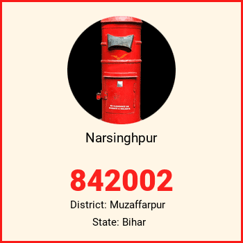 Narsinghpur pin code, district Muzaffarpur in Bihar