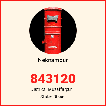 Neknampur pin code, district Muzaffarpur in Bihar