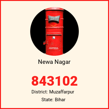 Newa Nagar pin code, district Muzaffarpur in Bihar