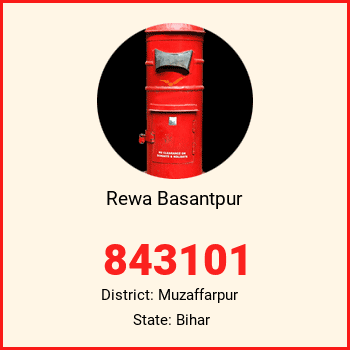 Rewa Basantpur pin code, district Muzaffarpur in Bihar