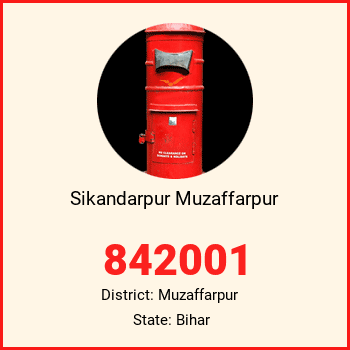 Sikandarpur Muzaffarpur pin code, district Muzaffarpur in Bihar