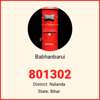 Babhanbarui pin code, district Nalanda in Bihar