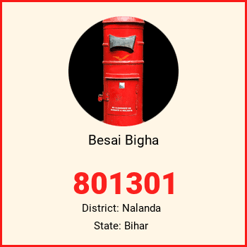 Besai Bigha pin code, district Nalanda in Bihar
