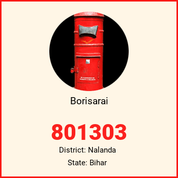 Borisarai pin code, district Nalanda in Bihar