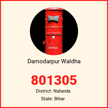 Damodarpur Waldha pin code, district Nalanda in Bihar