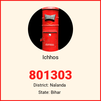 Ichhos pin code, district Nalanda in Bihar