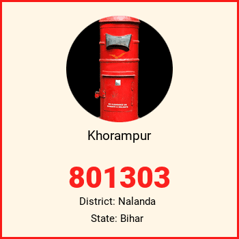 Khorampur pin code, district Nalanda in Bihar