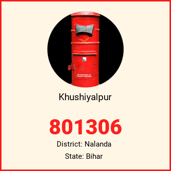 Khushiyalpur pin code, district Nalanda in Bihar