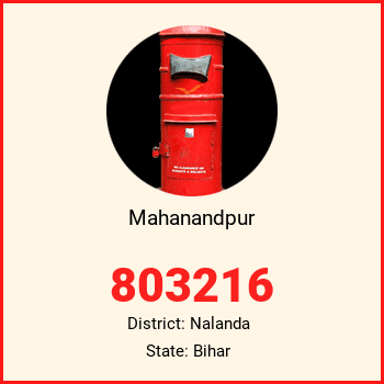 Mahanandpur pin code, district Nalanda in Bihar