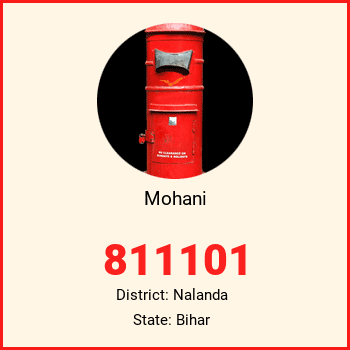 Mohani pin code, district Nalanda in Bihar