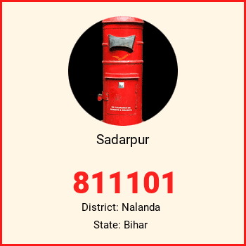 Sadarpur pin code, district Nalanda in Bihar
