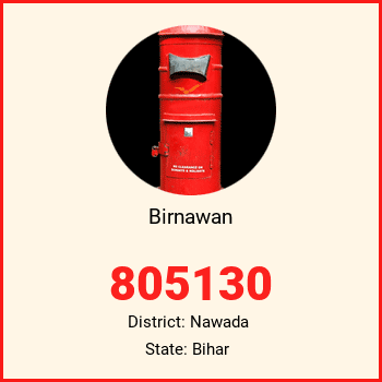 Birnawan pin code, district Nawada in Bihar