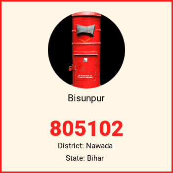 Bisunpur pin code, district Nawada in Bihar