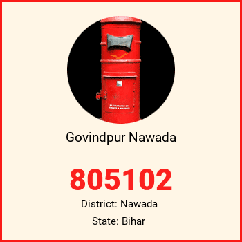 Govindpur Nawada pin code, district Nawada in Bihar