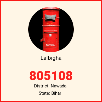 Lalbigha pin code, district Nawada in Bihar