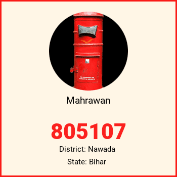 Mahrawan pin code, district Nawada in Bihar