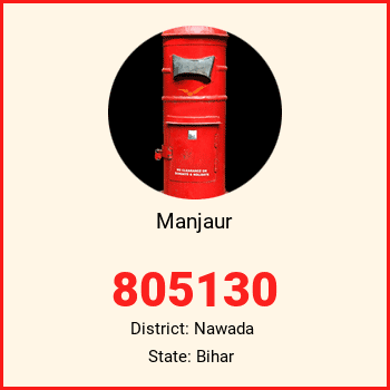 Manjaur pin code, district Nawada in Bihar