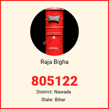 Raja Bigha pin code, district Nawada in Bihar