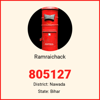 Ramraichack pin code, district Nawada in Bihar