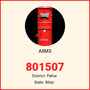 AIIMS pin code, district Patna in Bihar
