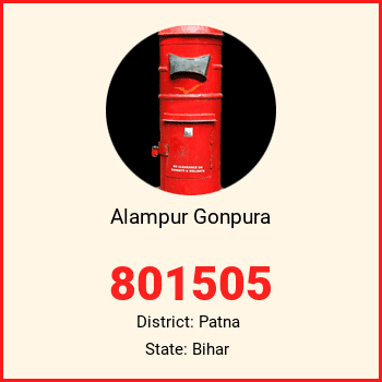 Alampur Gonpura pin code, district Patna in Bihar