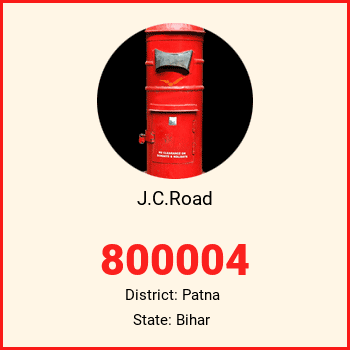 J.C.Road pin code, district Patna in Bihar