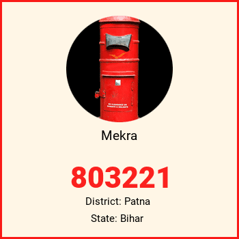 Mekra pin code, district Patna in Bihar