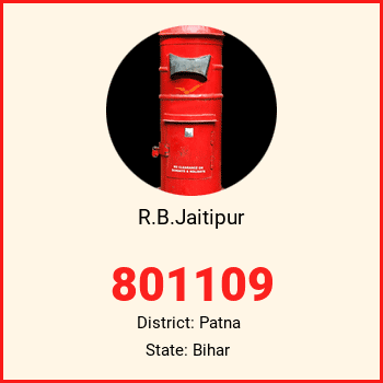 R.B.Jaitipur pin code, district Patna in Bihar