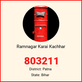 Ramnagar Karai Kachhar pin code, district Patna in Bihar
