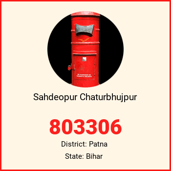 Sahdeopur Chaturbhujpur pin code, district Patna in Bihar