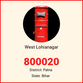 West Lohianagar pin code, district Patna in Bihar