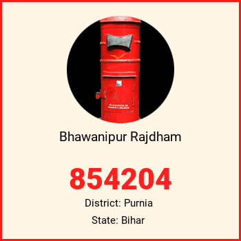 Bhawanipur Rajdham pin code, district Purnia in Bihar