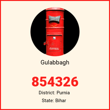 Gulabbagh pin code, district Purnia in Bihar