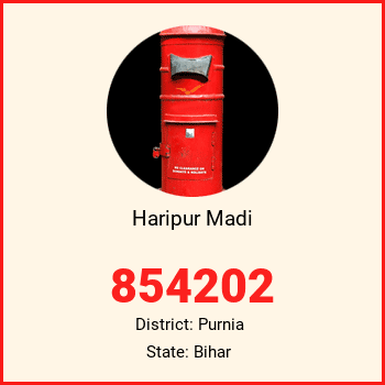 Haripur Madi pin code, district Purnia in Bihar