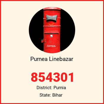 Purnea Linebazar pin code, district Purnia in Bihar
