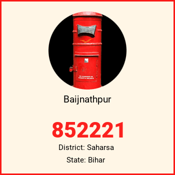 Baijnathpur pin code, district Saharsa in Bihar