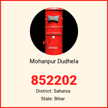 Mohanpur Dudhela pin code, district Saharsa in Bihar