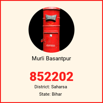 Murli Basantpur pin code, district Saharsa in Bihar